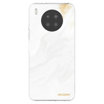 Picasee átlátszó szilikon tok az alábbi mobiltelefonokra Huawei Nova 8i - White