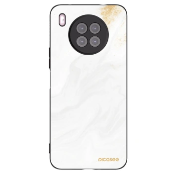 Picasee fekete szilikon tok az alábbi mobiltelefonokra Huawei Nova 8i - White