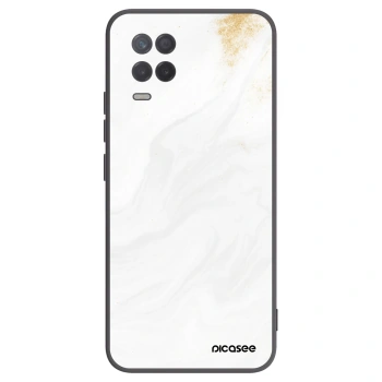 Picasee fekete szilikon tok az alábbi mobiltelefonokra Realme 8 5G - White