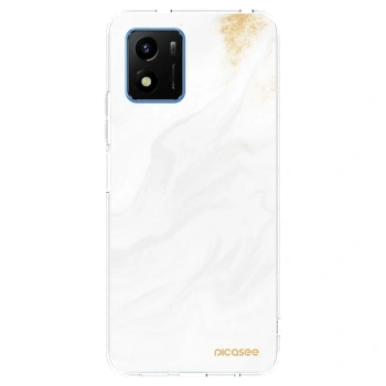 Picasee átlátszó szilikon tok az alábbi mobiltelefonokra Vivo Y01 - White