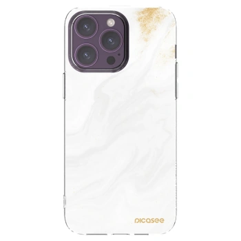 Picasee átlátszó szilikon tok az alábbi mobiltelefonokra Apple iPhone 14 Pro Max - White