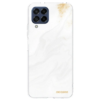 Picasee átlátszó szilikon tok az alábbi mobiltelefonokra Samsung Galaxy M53 5G - White