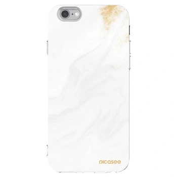 Picasee átlátszó szilikon tok az alábbi mobiltelefonokra Apple iPhone 6/6S - White