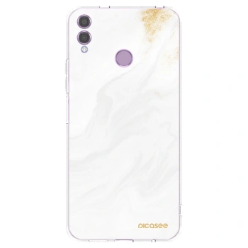Picasee átlátszó szilikon tok az alábbi mobiltelefonokra Honor 8X - White