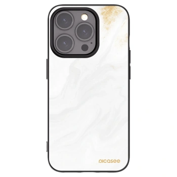Picasee fekete szilikon tok az alábbi mobiltelefonokra Apple iPhone 15 Pro - White