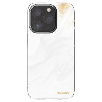 Picasee átlátszó szilikon tok az alábbi mobiltelefonokra Apple iPhone 15 Pro - White