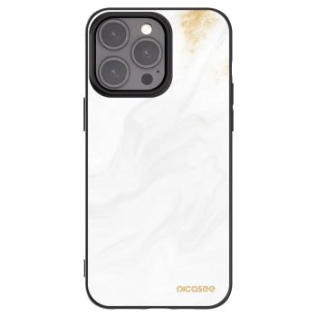 Picasee fekete szilikon tok az alábbi mobiltelefonokra Apple iPhone 15 Pro Max - White