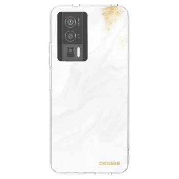Picasee átlátszó szilikon tok az alábbi mobiltelefonokra Xiaomi Poco F5 Pro 5G - White