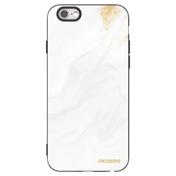 Picasee fekete szilikon tok az alábbi mobiltelefonokra Apple iPhone 6/6S - White