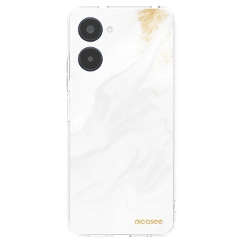 Picasee átlátszó szilikon tok az alábbi mobiltelefonokra Realme 10 4G - White