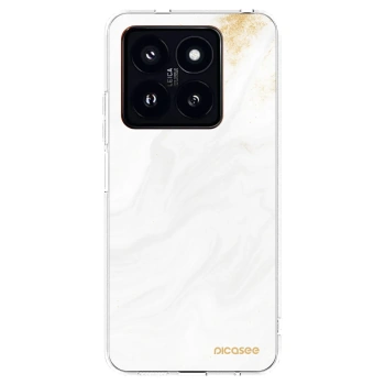 Picasee átlátszó szilikon tok az alábbi mobiltelefonokra Xiaomi 14 Pro - White