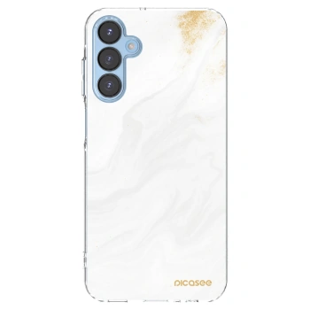 Picasee átlátszó szilikon tok az alábbi mobiltelefonokra Samsung Galaxy A15 A156B 5G - White