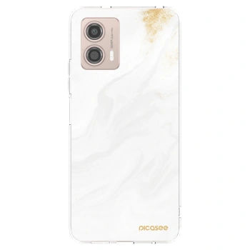 Picasee átlátszó szilikon tok az alábbi mobiltelefonokra Motorola Moto G53 5G - White