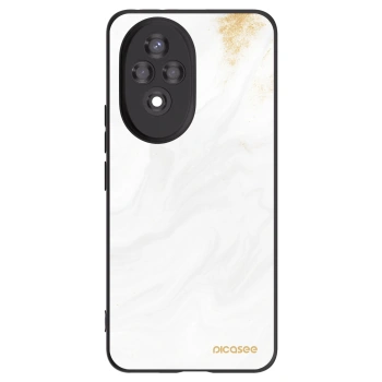 Picasee fekete szilikon tok az alábbi mobiltelefonokra Honor 200 5G - White