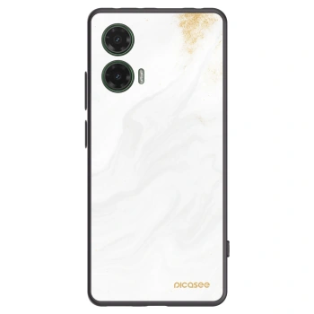 Picasee fekete szilikon tok az alábbi mobiltelefonokra Motorola Moto G35 5G - White
