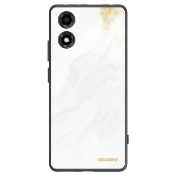 Picasee fekete szilikon tok az alábbi mobiltelefonokra Motorola Moto E14 - White