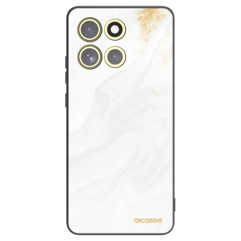 Picasee fekete szilikon tok az alábbi mobiltelefonokra Motorola Moto G86 5G - White