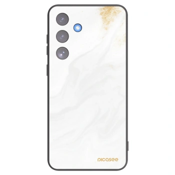 Picasee fekete szilikon tok az alábbi mobiltelefonokra Samsung Galaxy S25 FE 5G - White