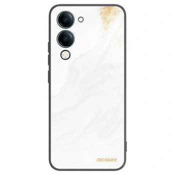 Picasee fekete szilikon tok az alábbi mobiltelefonokra Vivo Y29s 5G - White