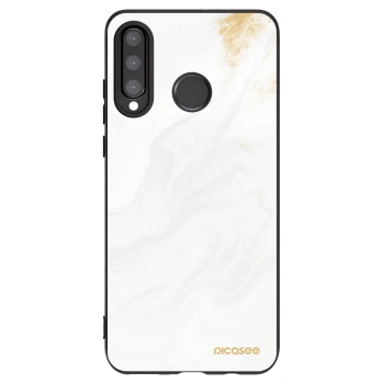 Picasee fekete szilikon tok az alábbi mobiltelefonokra Huawei P30 Lite - White