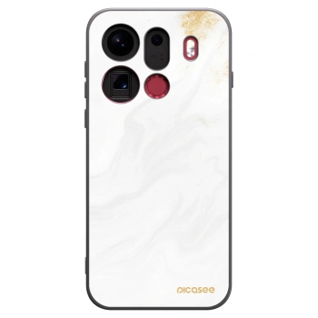 Picasee fekete szilikon tok az alábbi mobiltelefonokra OPPO Find X9 Pro - White