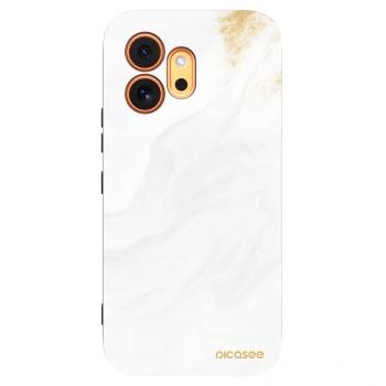 Picasee fekete szilikon tok az alábbi mobiltelefonokra Honor 600 - White
