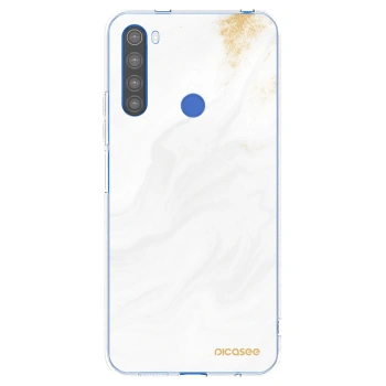 Picasee átlátszó szilikon tok az alábbi mobiltelefonokra Xiaomi Redmi Note 8T - White