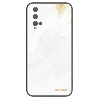 Picasee fekete szilikon tok az alábbi mobiltelefonokra Huawei Nova 5T - White