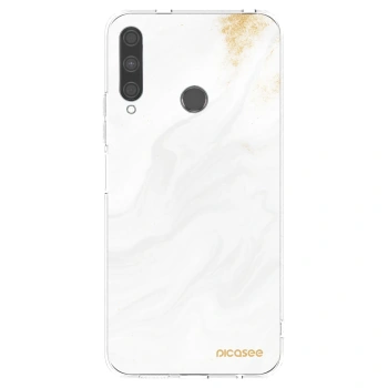 Picasee átlátszó szilikon tok az alábbi mobiltelefonokra Huawei P40 Lite E - White