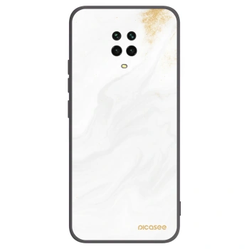 Picasee fekete szilikon tok az alábbi mobiltelefonokra Xiaomi Redmi Note 9 Pro - White