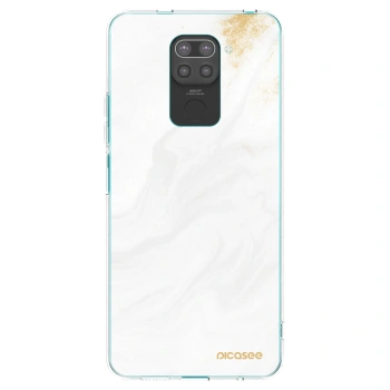 Picasee fekete szilikon tok az alábbi mobiltelefonokra Xiaomi Redmi Note 9 - White