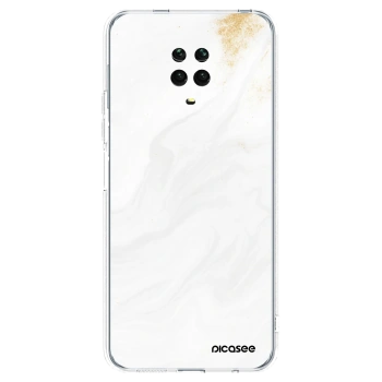 Picasee átlátszó szilikon tok az alábbi mobiltelefonokra Xiaomi Redmi Note 9S - White