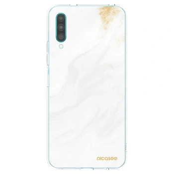 Picasee átlátszó szilikon tok az alábbi mobiltelefonokra Samsung Galaxy A30s A307F - White