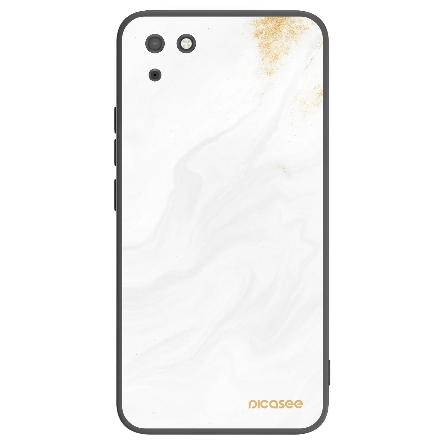 Picasee fekete szilikon tok az alábbi mobiltelefonokra Huawei Y5P - White