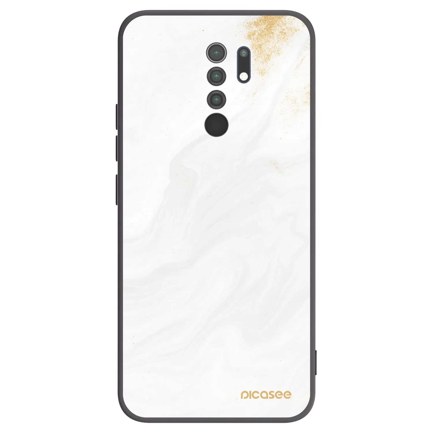 Picasee fekete szilikon tok az alábbi mobiltelefonokra Xiaomi Redmi 9 - White