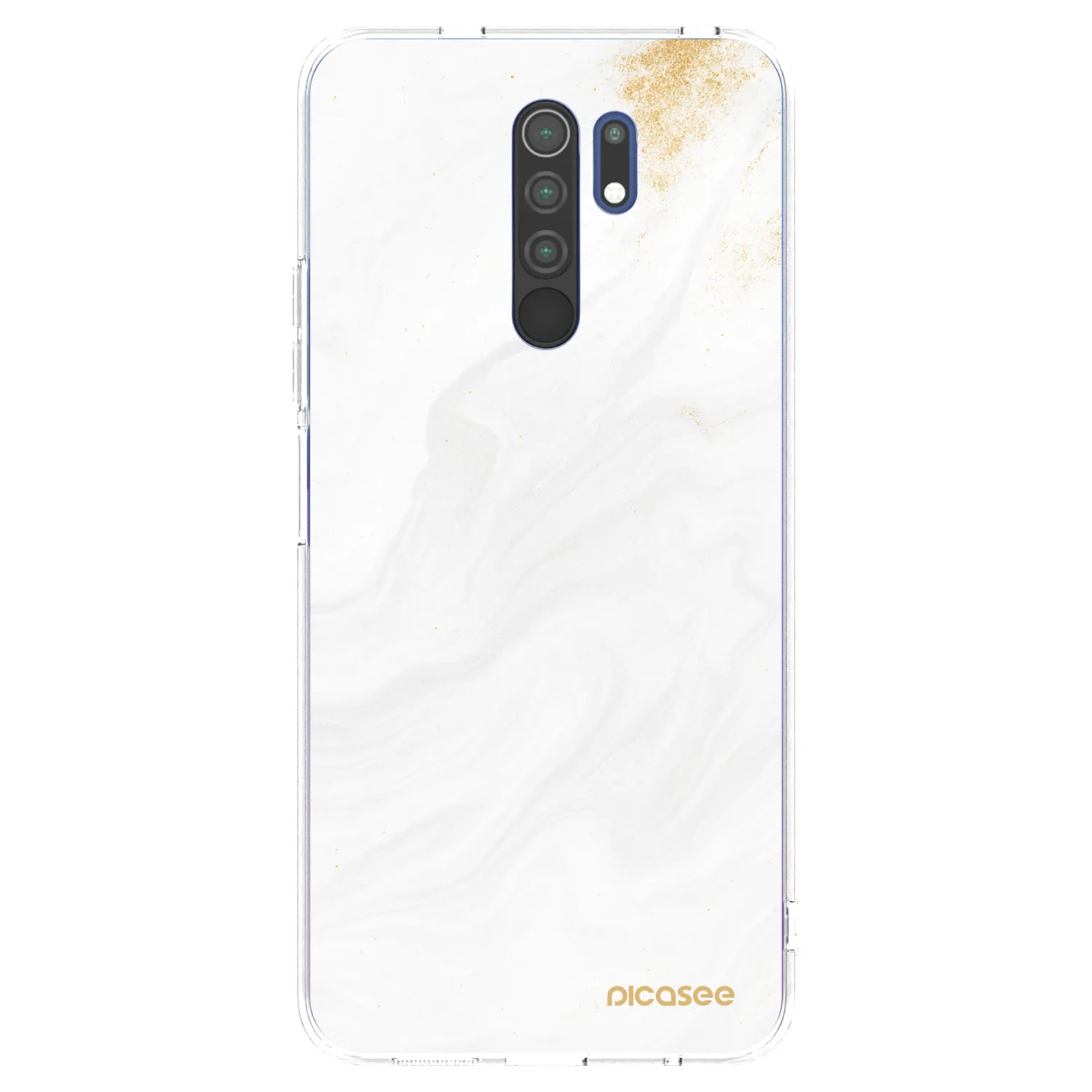Picasee átlátszó szilikon tok az alábbi mobiltelefonokra Xiaomi Redmi 9 - White
