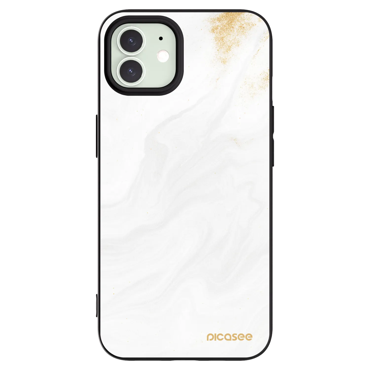 Picasee fekete szilikon tok az alábbi mobiltelefonokra Apple iPhone 12 - White