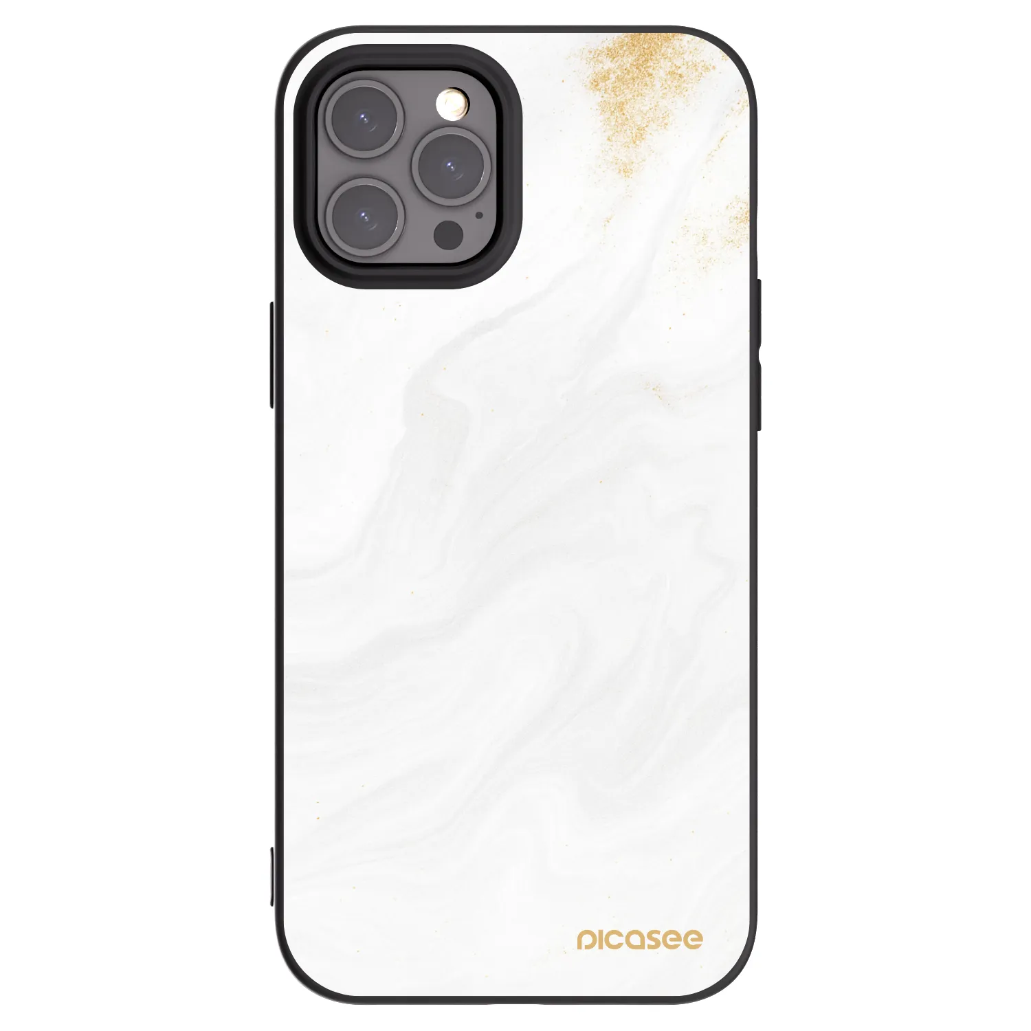 Picasee fekete szilikon tok az alábbi mobiltelefonokra Apple iPhone 12 Pro Max - White