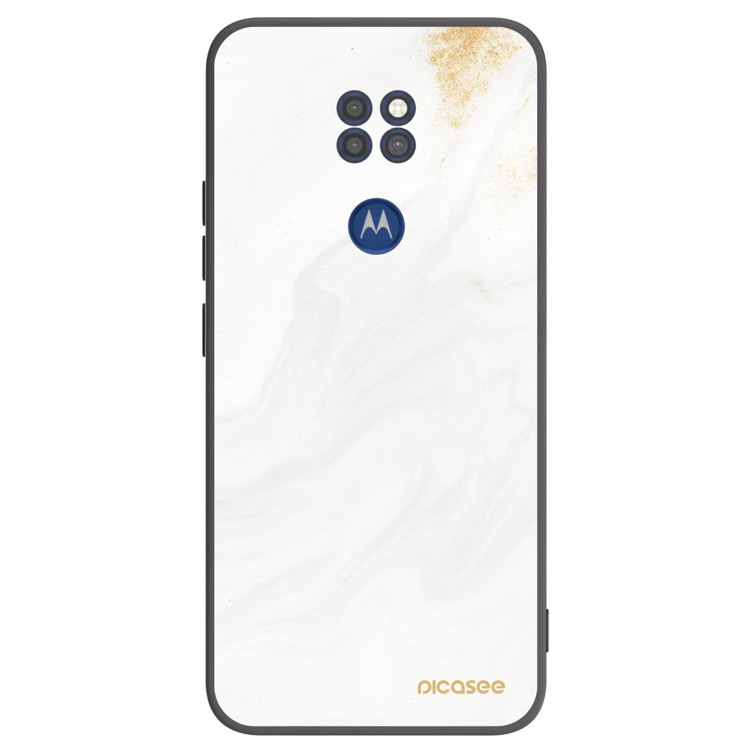 Picasee fekete szilikon tok az alábbi mobiltelefonokra Motorola Moto G9 Play - White