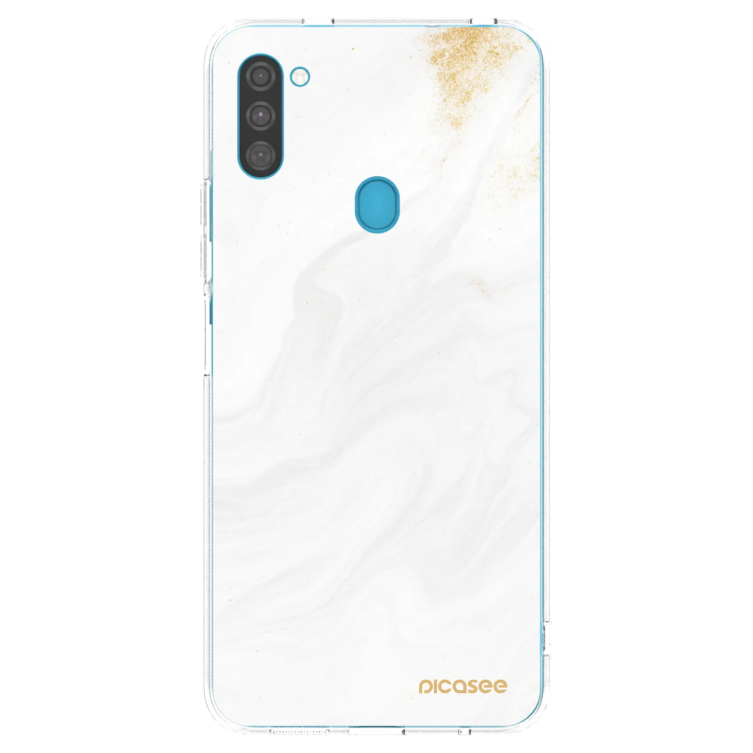 Picasee átlátszó szilikon tok az alábbi mobiltelefonokra Samsung Galaxy M11 - White