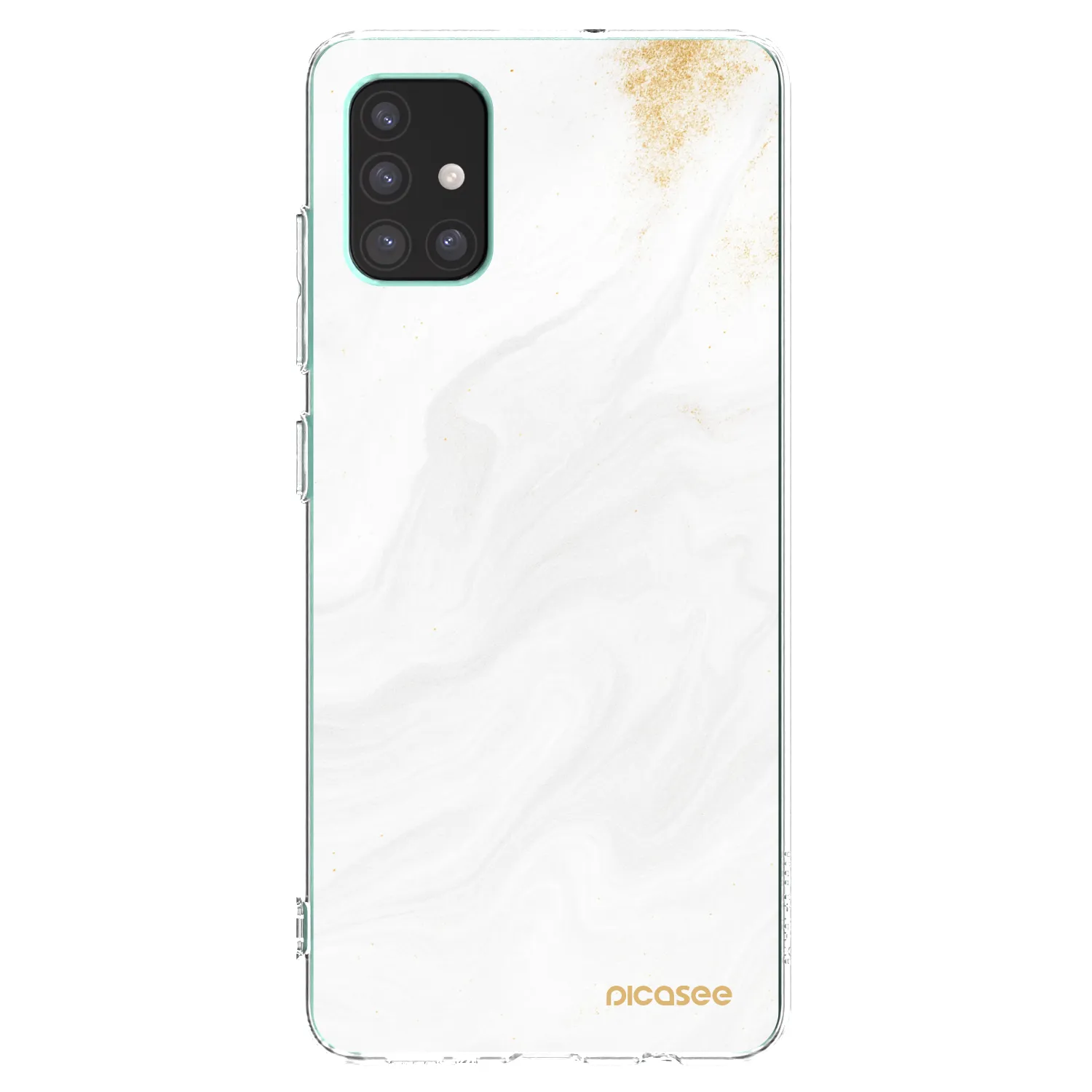 Picasee átlátszó szilikon tok az alábbi mobiltelefonokra Samsung Galaxy M51 M515F - White
