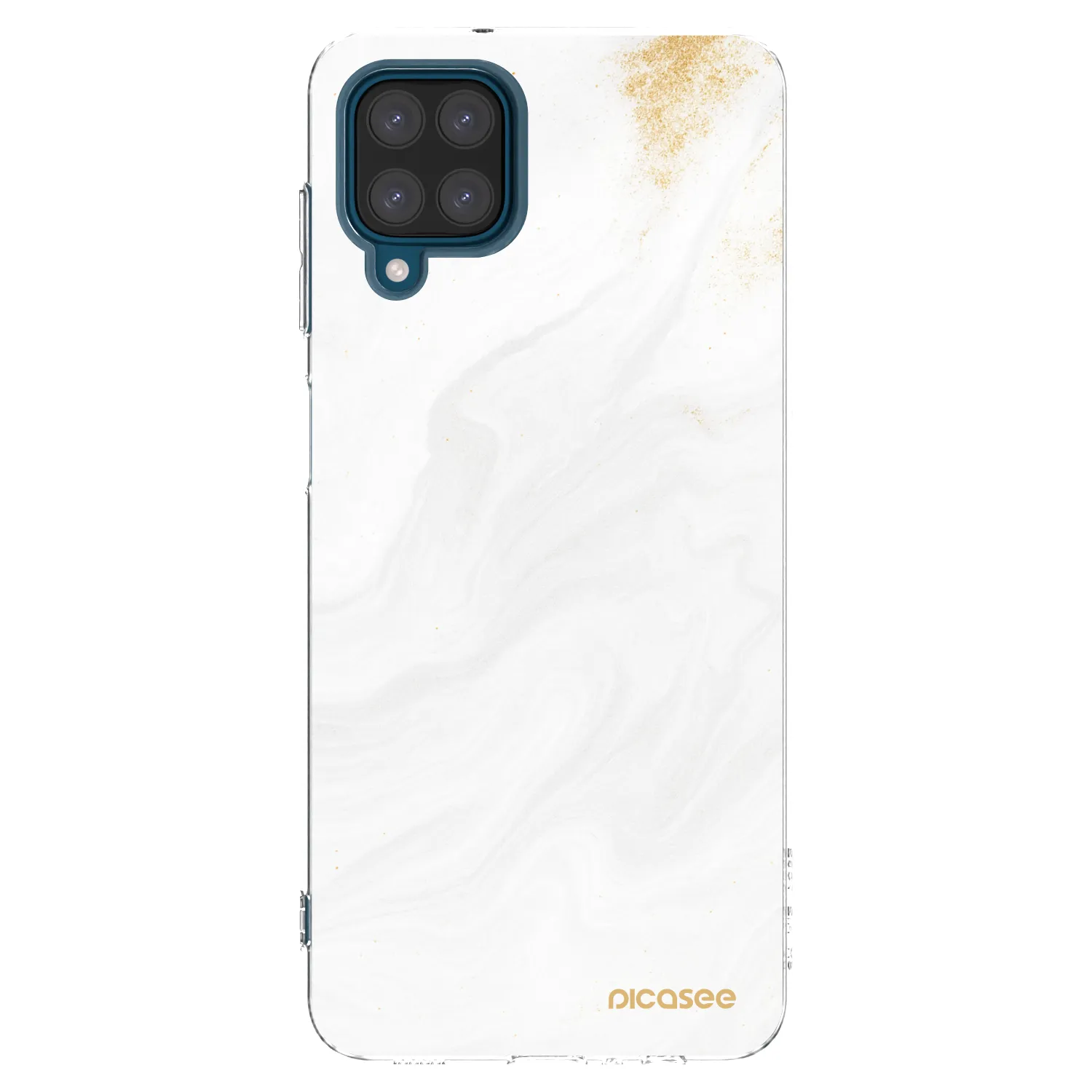 Picasee átlátszó szilikon tok az alábbi mobiltelefonokra Samsung Galaxy A12 A125F - White