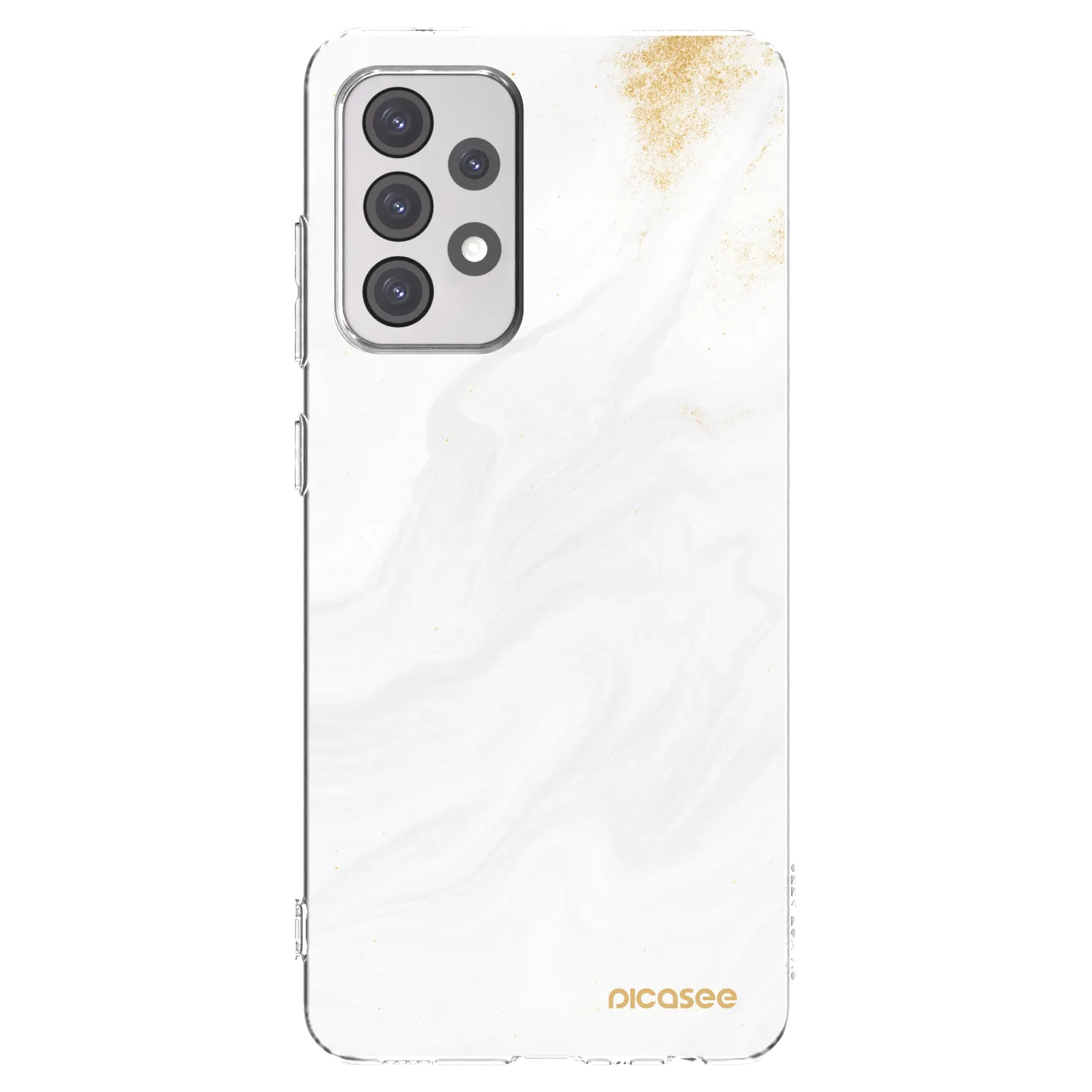 Picasee átlátszó szilikon tok az alábbi mobiltelefonokra Samsung Galaxy A52 5G A525F - White