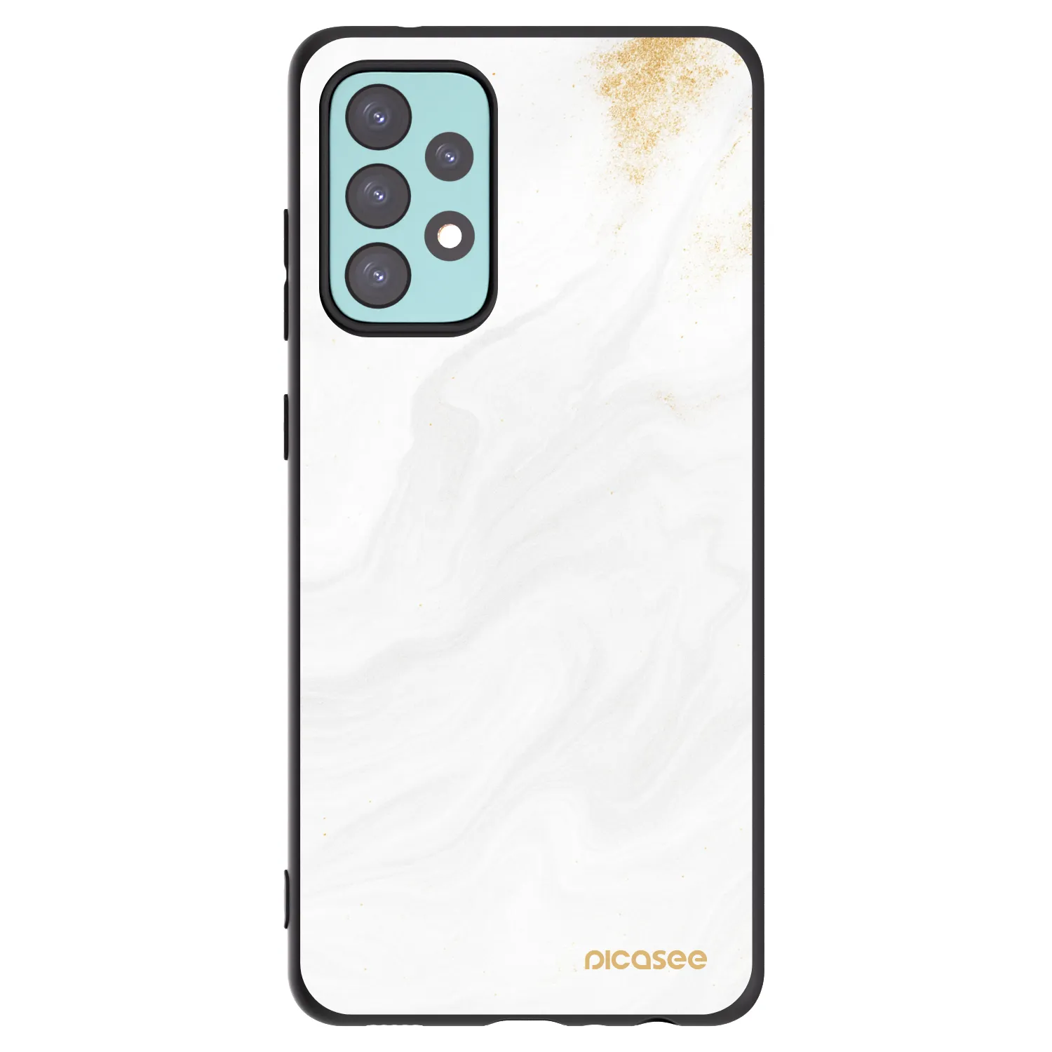Picasee fekete szilikon tok az alábbi mobiltelefonokra Samsung Galaxy A72 A725F - White