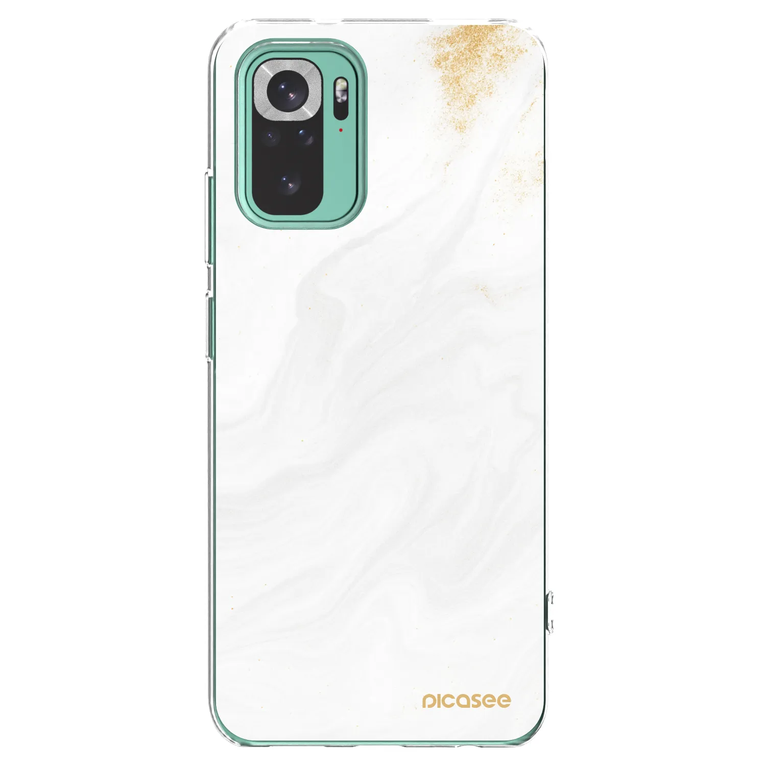 Picasee átlátszó szilikon tok az alábbi mobiltelefonokra Xiaomi Redmi Note 10 Pro - White