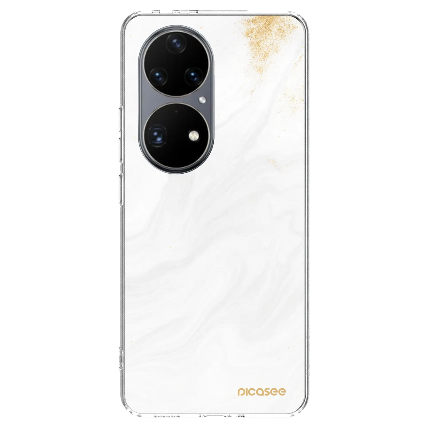 Picasee átlátszó szilikon tok az alábbi mobiltelefonokra Huawei P50 - White