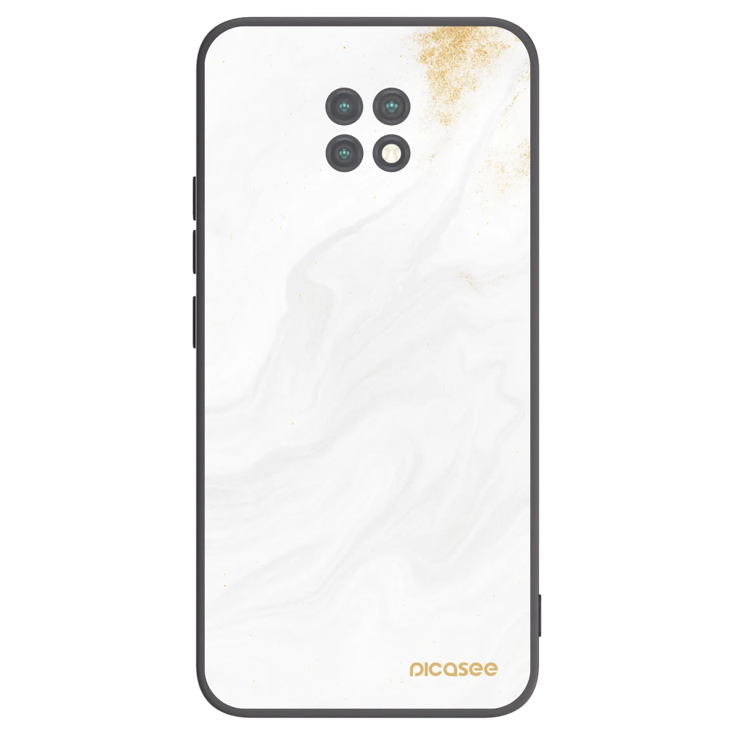 Picasee fekete szilikon tok az alábbi mobiltelefonokra Xiaomi Redmi Note 9T - White