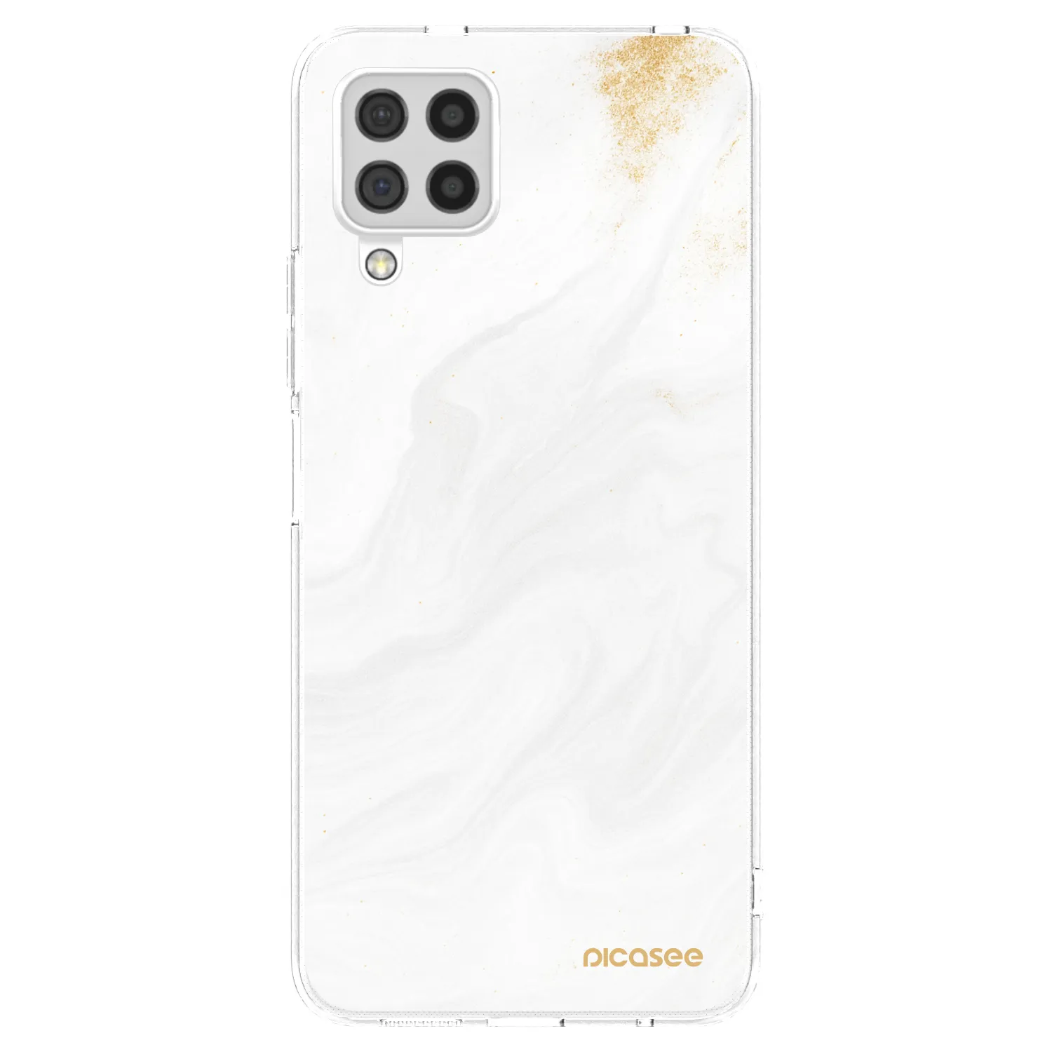 Picasee átlátszó szilikon tok az alábbi mobiltelefonokra Samsung Galaxy A22 A225F 4G - White