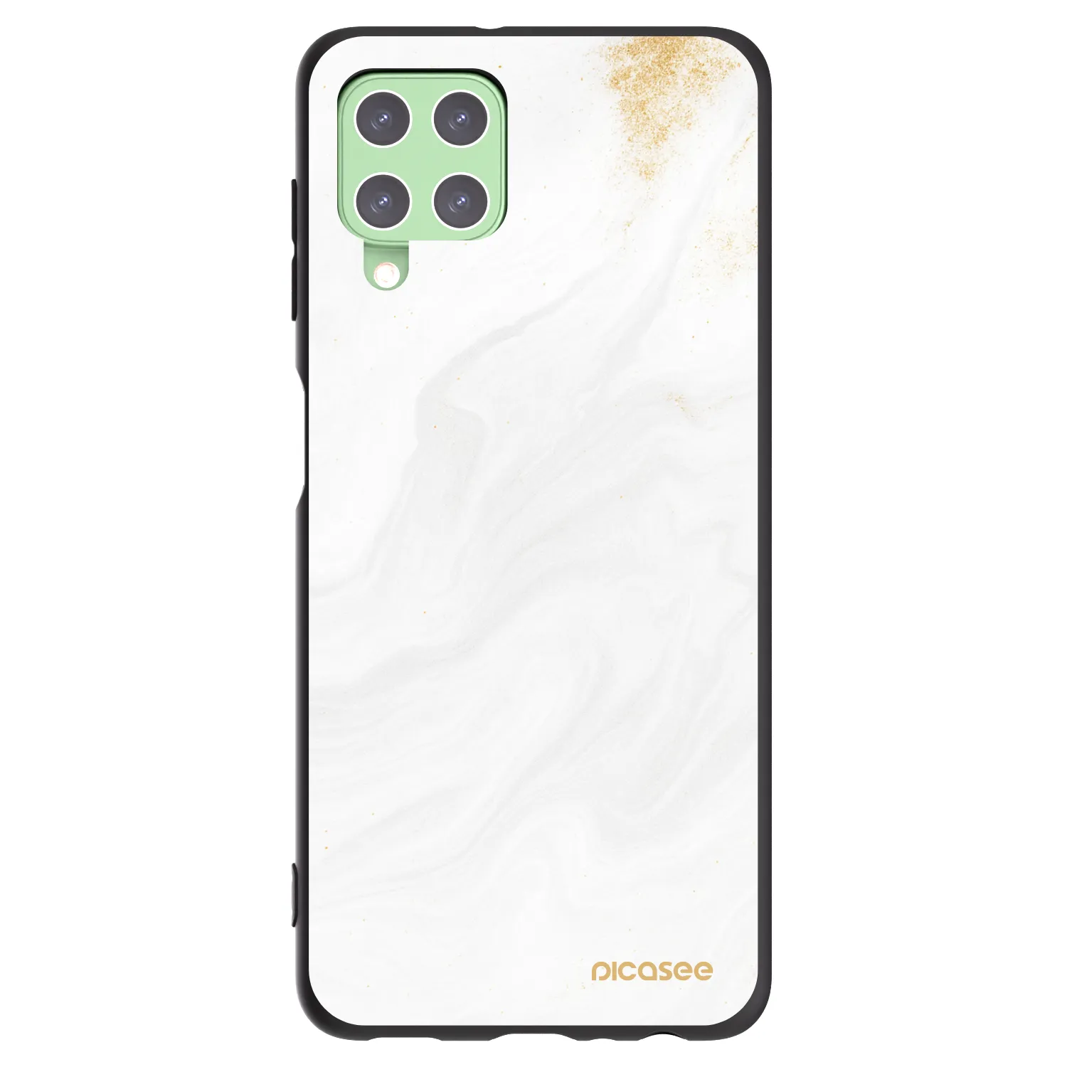Picasee fekete szilikon tok az alábbi mobiltelefonokra Samsung Galaxy A22 A225F 4G - White