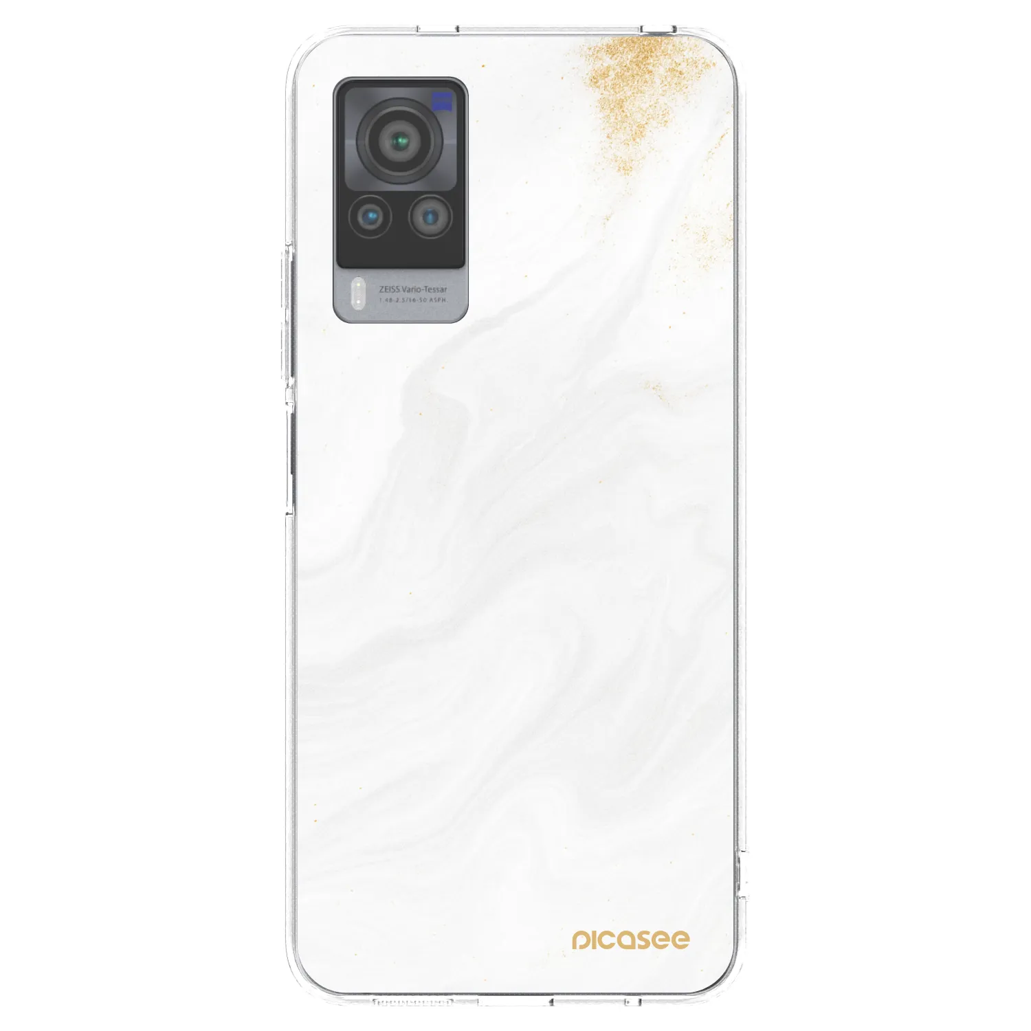 Picasee átlátszó szilikon tok az alábbi mobiltelefonokra Vivo X60 Pro 5G - White